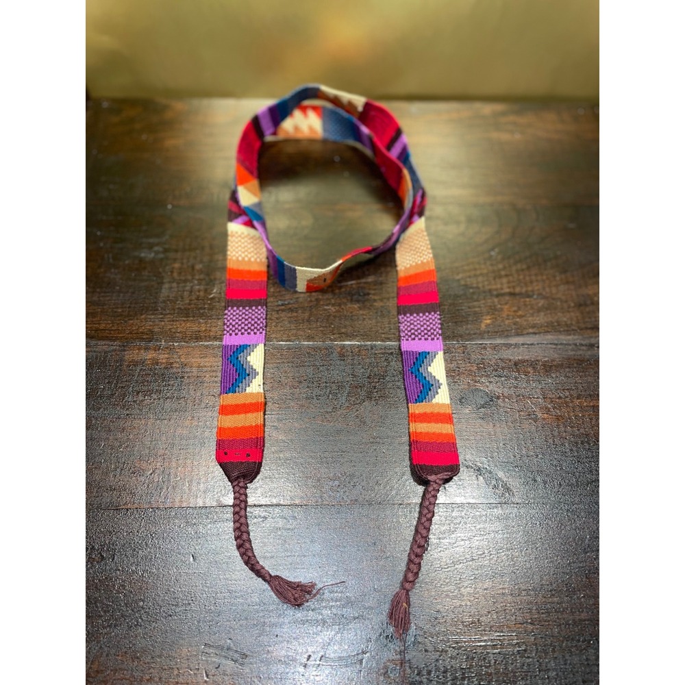 Woven Colorful Strap Handmade Guatemala Fabric‎